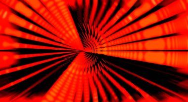 Siyah arkaplanda dönen ışık gösterisi. Lüks çizgiler. Parlak kıvrımlı duvar kağıdı. Uzay tüneli. Dönen ışık çemberi ya da maytap izi. Parlak konsept çizimi.