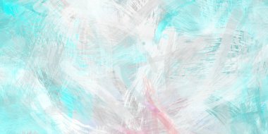 Soyut arkaplanda pürüzlü fırça darbeleri. Fırça boyası. Renkli boya darbeleri. Eşsiz duvar sanatı. Tuvaldeki modern sanat. Renkli çağdaş sanat eserleri.