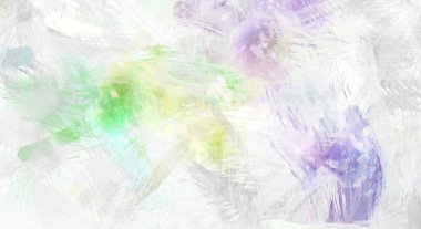 Soyut arkaplanda pürüzlü fırça darbeleri. Fırça boyası. Renkli boya darbeleri. Eşsiz duvar sanatı. Tuvaldeki modern sanat. Renkli çağdaş sanat eserleri.