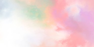 Modern fırça darbeleri. Poster, duvar sanatı, afiş, kart, kitap kapağı veya ambalaj için rahatlatıcı kompozisyonun yumuşak renkli çizimi. Pastel renklerle suluboya. 