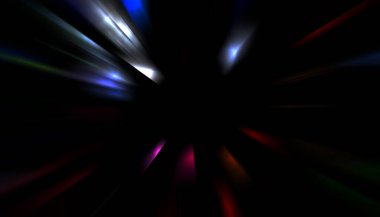 Parlayan yıldızın patlaması. Dinamik renkli arkaplan resmi. Parıldayan ışıklar duvar kağıdı. Tasarımınız için canlı şablon.