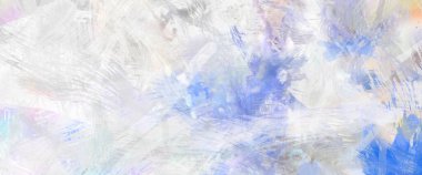 Soyut arkaplanda pürüzlü fırça darbeleri. Fırça boyası. Renkli boya darbeleri. Eşsiz duvar sanatı. Tuvaldeki modern sanat. Renkli çağdaş sanat eserleri.