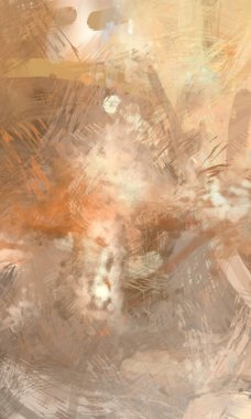 Soyut arkaplanda pürüzlü fırça darbeleri. Fırça boyası. Renkli boya darbeleri. Eşsiz duvar sanatı. Tuvaldeki modern sanat. Renkli çağdaş sanat eserleri.