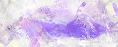 Soyut arkaplanda pürüzlü fırça darbeleri. Fırça boyası. Renkli boya darbeleri. Eşsiz duvar sanatı. Tuvaldeki modern sanat. Renkli çağdaş sanat eserleri.