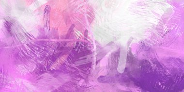 Soyut arkaplanda pürüzlü fırça darbeleri. Fırça boyası. Renkli boya darbeleri. Eşsiz duvar sanatı. Tuvaldeki modern sanat. Renkli çağdaş sanat eserleri.