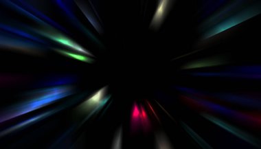 Parlayan yıldızın patlaması. Dinamik renkli arkaplan resmi. Parıldayan ışıklar duvar kağıdı. Tasarımınız için canlı şablon.