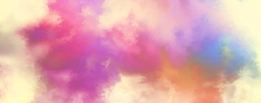 Modern fırça darbeleri. Poster, duvar sanatı, afiş, kart, kitap kapağı veya ambalaj için rahatlatıcı kompozisyonun yumuşak renkli çizimi. Pastel renklerle suluboya. 