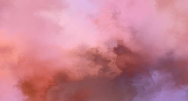 Modern fırça darbeleri. Poster, duvar sanatı, afiş, kart, kitap kapağı veya ambalaj için rahatlatıcı kompozisyonun yumuşak renkli çizimi. Pastel renklerle suluboya. 