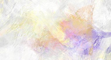 Soyut arkaplanda pürüzlü fırça darbeleri. Fırça boyası. Renkli boya darbeleri. Eşsiz duvar sanatı. Tuvaldeki modern sanat. Renkli çağdaş sanat eserleri.