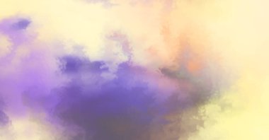 Modern fırça darbeleri. Poster, duvar sanatı, afiş, kart, kitap kapağı veya ambalaj için rahatlatıcı kompozisyonun yumuşak renkli çizimi. Pastel renklerle suluboya. 