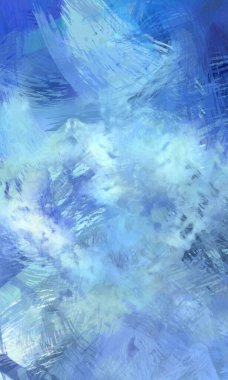 Soyut arkaplanda pürüzlü fırça darbeleri. Fırça boyası. Renkli boya darbeleri. Eşsiz duvar sanatı. Tuvaldeki modern sanat. Renkli çağdaş sanat eserleri.