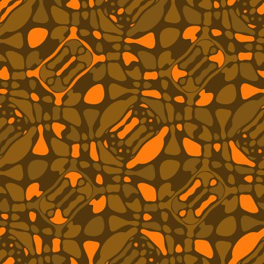 Yaratıcı karalama sanatı farklı şekil ve dokulara sahip kusursuz desen. Kolaj. Sanatsal arka plan. Soyut duvar kağıdı. Dekoratif hippi fayansları.