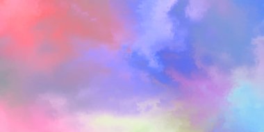 Modern fırça darbeleri. Poster, duvar sanatı, afiş, kart, kitap kapağı veya ambalaj için rahatlatıcı kompozisyonun yumuşak renkli çizimi. Pastel renklerle suluboya. 