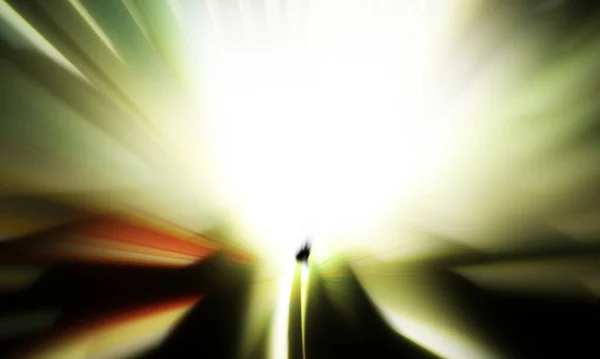 Világos Részecske Nyomok Fekete Háttéren Fényrobbanás Csillag Izzó Részecskékkel Vonalakkal — Stock Fotó