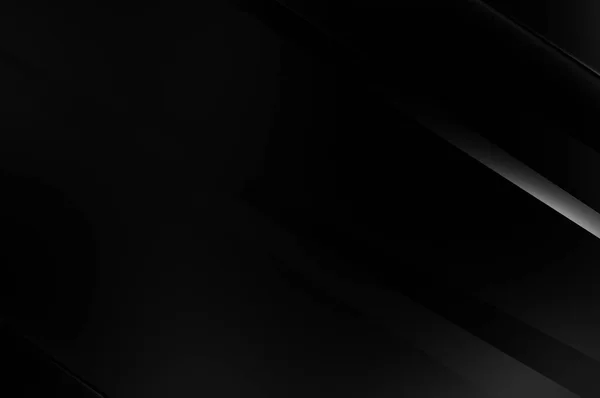幾何学的な層を持つ3Dスタイルの黒の背景 抽象暗い未来的な壁紙 エレガントな光沢のあるストライプの背景 ポスター パンフレット プレゼンテーション ウェブサイトの幾何学的なテンプレートデザイン — ストック写真