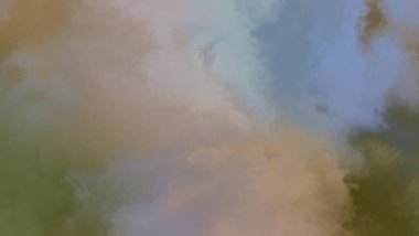 Modern fırça darbeleri. Poster, duvar sanatı, afiş, kart, kitap kapağı veya ambalaj için rahatlatıcı kompozisyonun yumuşak renkli çizimi. Pastel renklerle suluboya. 