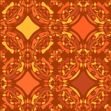 Soyut duvar kağıdı. Dekoratif hippi fayansları. Sanatsal arka plan. Yaratıcı karalama sanatı farklı şekil ve dokulara sahip kusursuz desen. Kolaj.