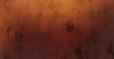 Gotik bir duvarda sıkıntılı ve kirli desenler var. Lekeli renkli hasarlı şablon. Tasarımınız için doku ve elementler. Pis duvar kâğıdı. Grunge arkaplanı.