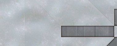 Katmanlı paneller. Fütürist soyut duvar kağıdı. Geometrik teknolojik yansıtıcı arka plan 3D metalik doku. Uzay gemisi desen yüzeyi.