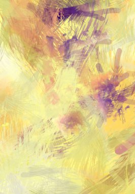 Soyut arkaplanda pürüzlü fırça darbeleri. Fırça boyası. Renkli boya darbeleri. Eşsiz duvar sanatı. Tuvaldeki modern sanat. Renkli çağdaş sanat eserleri.