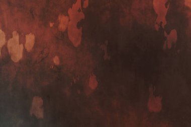 Gergin bir geçmişi ve sıkıntılı bir yapısı var. Renkli tozlu şablon. Tasarımınız için doku ve elementler. Çizik ve lekeli duvar kağıdı. Gotik duvar.