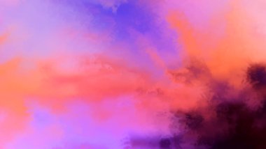 Modern fırça darbeleri. Poster, duvar sanatı, afiş, kart, kitap kapağı veya ambalaj için rahatlatıcı kompozisyonun yumuşak renkli çizimi. Pastel renklerle suluboya. 