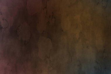 Grunge 'un geçmişi. Renkli şablon. Tasarımınız için doku ve elementler. Stres desenli gotik duvar. Büyük eski lekeli duvar kâğıdı. 