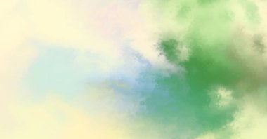 Modern fırça darbeleri. Poster, duvar sanatı, afiş, kart, kitap kapağı veya ambalaj için rahatlatıcı kompozisyonun yumuşak renkli çizimi. Pastel renklerle suluboya. 