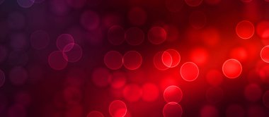 Kavramsal ışıklar duvar kağıdı. Güzel soyut çok renkli bokeh çemberleri parçacıklarla çevrili. Metninizi veya başlığınızı göstermek için boşluk ile odaklanmış olmayan canlı illüstrasyon. 