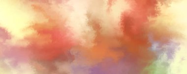 Modern fırça darbeleri. Poster, duvar sanatı, afiş, kart, kitap kapağı veya ambalaj için rahatlatıcı kompozisyonun yumuşak renkli çizimi. Pastel renklerle suluboya. 