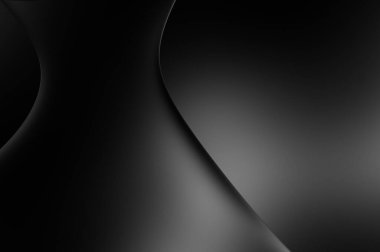 Web sitesi, poster, marka kimliği, broşür, sunum şablonu için lüks koyu bir arka plan. Dalgalı şekilli kaliteli tasarım. Dalgalanmalı soyut arkaplan. Pankart veya kapak tasarımı için dekorasyon.