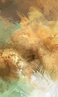 Soyut arkaplanda pürüzlü fırça darbeleri. Fırça boyası. Renkli boya darbeleri. Eşsiz duvar sanatı. Tuvaldeki modern sanat. Renkli çağdaş sanat eserleri.