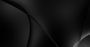 Web sitesi, poster, marka kimliği, broşür, sunum şablonu için lüks koyu bir arka plan. Dalgalı şekilli kaliteli tasarım. Dalgalanmalı soyut arkaplan. Pankart veya kapak tasarımı için dekorasyon.