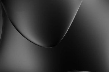 Web sitesi, poster, marka kimliği, broşür, sunum şablonu için lüks koyu bir arka plan. Dalgalı şekilli kaliteli tasarım. Dalgalanmalı soyut arkaplan. Pankart veya kapak tasarımı için dekorasyon.