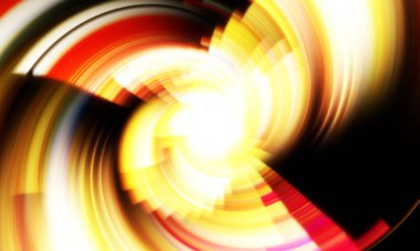 Dönen Işık gösterisi arka planı. Canlı renklerle donatılmış ruhani enerji girdabı. Renkli canlı hareket çizimi. Tanıtım geçmişi. Kutlama grafiği.