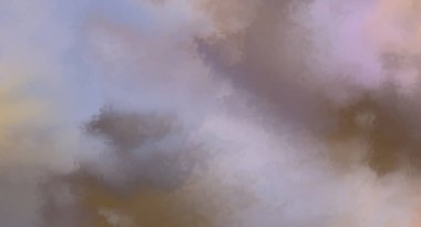 Modern fırça darbeleri. Poster, duvar sanatı, afiş, kart, kitap kapağı veya ambalaj için rahatlatıcı kompozisyonun yumuşak renkli çizimi. Pastel renklerle suluboya. 