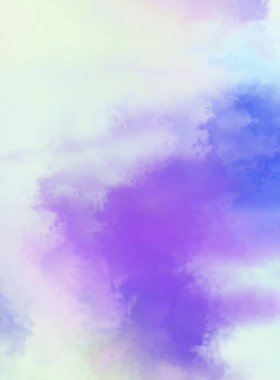 Modern fırça darbeleri. Poster, duvar sanatı, afiş, kart, kitap kapağı veya ambalaj için rahatlatıcı kompozisyonun yumuşak renkli çizimi. Pastel renklerle suluboya. 