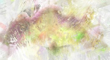 Soyut arkaplanda pürüzlü fırça darbeleri. Fırça boyası. Renkli boya darbeleri. Eşsiz duvar sanatı. Tuvaldeki modern sanat. Renkli çağdaş sanat eserleri.