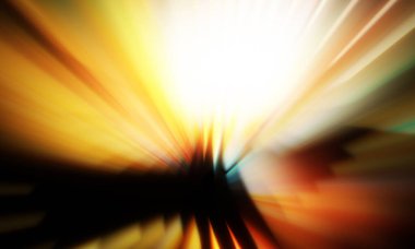 Siyah zemin üzerinde ışık parçacığı izleri. Parlayan parçacıkları ve çizgileri olan ışık patlaması yıldızı. Güzel hareketli soyut ışınlar duvar kağıdı. Renkli Patlama grafiği. Işık ışınlarının patlaması. 