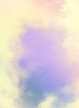 Modern fırça darbeleri. Poster, duvar sanatı, afiş, kart, kitap kapağı veya ambalaj için rahatlatıcı kompozisyonun yumuşak renkli çizimi. Pastel renklerle suluboya. 