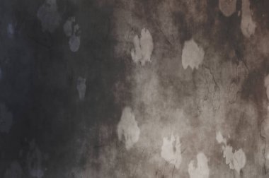 Gergin bir geçmişi ve sıkıntılı bir yapısı var. Renkli tozlu şablon. Tasarımınız için doku ve elementler. Çizik ve lekeli duvar kağıdı. Gotik duvar.