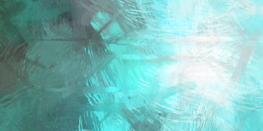 Soyut arkaplanda pürüzlü fırça darbeleri. Fırça boyası. Renkli boya darbeleri. Eşsiz duvar sanatı. Tuvaldeki modern sanat. Renkli çağdaş sanat eserleri.