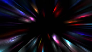 Parlayan yıldızın patlaması. Dinamik renkli arkaplan resmi. Parıldayan ışıklar duvar kağıdı. Tasarımınız için canlı şablon.