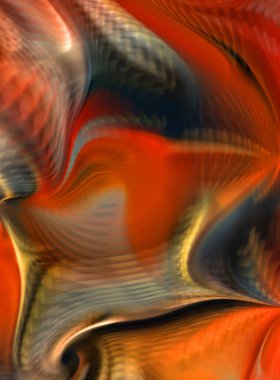 Hareketli girdapların soyut çizimi. Titreşimli renkli kıvrımların dönen akışı. Kıvrımlı ve kıvrımlı arka plan ve çizgiler. Garip duvar kâğıdı tasarımı. Dalgalanma arkaplanı.