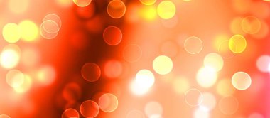 Kavramsal ışıklar duvar kağıdı. Güzel soyut çok renkli bokeh çemberleri parçacıklarla çevrili. Metninizi veya başlığınızı göstermek için boşluk ile odaklanmış olmayan canlı illüstrasyon. 