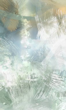 Soyut arkaplanda pürüzlü fırça darbeleri. Fırça boyası. Renkli boya darbeleri. Eşsiz duvar sanatı. Tuvaldeki modern sanat. Renkli çağdaş sanat eserleri.