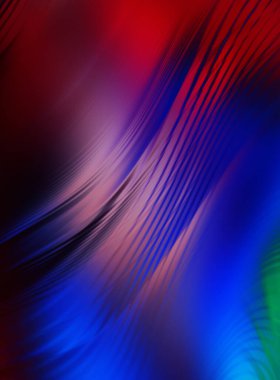 Soyut, enerjik bir arkaplan. Renkli, dalgalı duvar kâğıdı. Grafik konsept çizimi. Yumuşak dalgalı çizgiler. Girdap gibi renkli canlı şekiller..