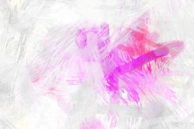 Soyut arkaplanda pürüzlü fırça darbeleri. Fırça boyası. Renkli boya darbeleri. Eşsiz duvar sanatı. Tuvaldeki modern sanat. Renkli çağdaş sanat eserleri.