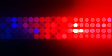 Parlak desenli duvar kağıdı. Sahne ışıkları olan renkli ışıkların ihtişamlı arkaplanı. Parlayan ışıklar siyah arka planda parti izleri. Sahne veya stadyum ışıklarının dijital illüstrasyonu. 