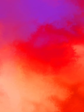 Modern fırça darbeleri. Poster, duvar sanatı, afiş, kart, kitap kapağı veya ambalaj için rahatlatıcı kompozisyonun yumuşak renkli çizimi. Pastel renklerle suluboya. 